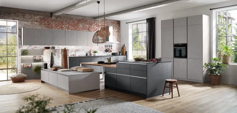 Nobilia-Modern-Concrete-Handleless-Open-Plan-Kitchen-With-Island-2021
