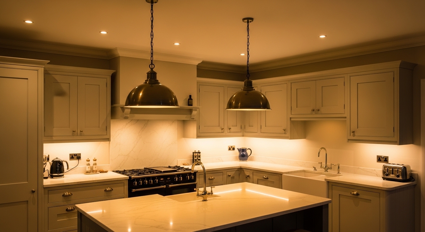 Professional Kitchen Lighting: Task, Mood, and Feature Schemes That Actually Work
